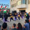 Many kids learn about their Palestinian heritage and culture through Dabke; here's a group of kids performing at a local festival in a village near Ramallah