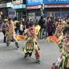 The Mapuche were a fierce warrior people (or had to be to protect themselves) as was celebrated by this parade group