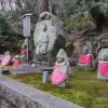 Ojizo-sama statues, meant to symbolize the protection of children