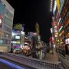 More typical city street views in Osaka, Japan