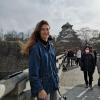 Me, standing in front of Osaka Castle