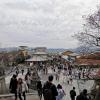 The view from the Kiyomizu-dera temple in Kyoto