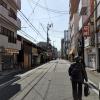 A typical back-street in Osaka, Japan