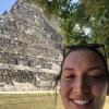 A selfie with a pyramid 