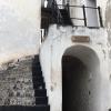 The hallway leading to the room where enslaved women were held