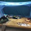 Here is my bed, complete with its own mosquito net. On a free day, I might spend a lot of time in my room