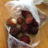 This is rambutan. It has become one of my favorite fruits since I moved to Soc Trang