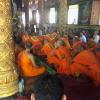 This is at a ceremony for monks turning twenty
