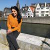 Here I am sitting on the Sint Servaasbrug Bridge over the Maas River