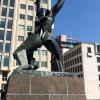 Heart Statue commemorating the bombing of Rotterdam in 1940