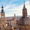 This is the Basilica of Our Lady of the Pillar in Zaragoza dedicated to the Virgin Mary