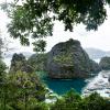 A famous view of Coron at Kayangan Lake