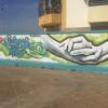 On a wall at an orphanage in Sale, Morocco; it says, "Hope is in the eyes of our children"