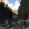 The trail to the valley begins by crossing the Pushpavati River, the river that drains the Valley of Flowers