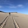 People tried to drive their car up this dune, but I prefer to walk!