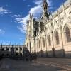 The Basilica (church) in Quito was huge and looked like a castle