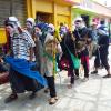 Students dancers on the day of "Chilate" (corn drink)
