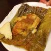 "Tamales" I received after making an offering at a chapel