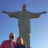Cristo o Redentor with my Brazilian friend, Juliana