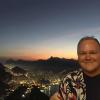 Me overlooking all of Rio at sunset!