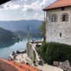 The view overlooking Lake Blade from Bled Castle
