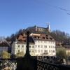 Ljubljana Castle overlooking the town below