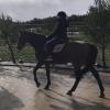 Riding outside and enjoying the beautiful nature around me