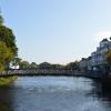 This river is called Garavogue (An Gharbhóg in Irish), which means "little rough one", though the water is fairly calm in the center of town