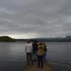 My classmates standing on a dock near the Lake Isle of Innisfree (the island out there), which Yeats wrote about in a famous poem