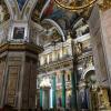 Apparently Russians built such wealthy churches so that "every man will be humble at the sight of God"