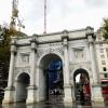 The Marble Arch, next to Hyde Park