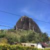 This large rock is called Guatapé, and is located about two hours away from Medellín