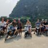 My friends and I felt pretty cool driving motorbikes to get around the countryside of Vietnam