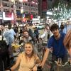Back in Taipei, we rented bikes to ride around the city