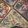 An elaborate mosaic depicting great events of the Czech Republic’s history covers the ceiling of the Old Town Hall
