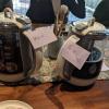 The tea choices were white and pu'er, which were both good
