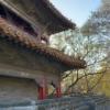 A detailed look at the outside of the Qing Dynasty temples that were built here