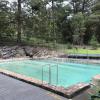 This crystal clear pool is filled with water from an underground stream.