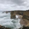 The limestone formations that are part of the Twelve Apostles are constantly changing. As the ocean waves crash against them, little bits of rock slowly fall off. Eventually, the formations will fall into the ocean and new ones will replace them.