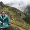 After 30 minutes of walking uphill, I got to the top of Machu Picchu, the Incan city 
