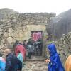 A door built by the Inca using large rocks 