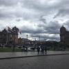 Center of Cusco with the Peruvian flag!