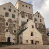 The entrance to the actual castle, shown in this photo, is now within a courtyard surrounded by walls that eventually turned into buildings, demonstrating the evolutionary nature of the castle over the years