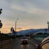 The best part of driving in the city is the natural views