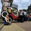 A replica of a traditional Jeep from the coffee-farming regions