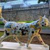 A sculpture showing our favorite and most beloved fictional cats