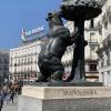 The Statue of the Bear and the Strawberry Tree in Madrid, Spain