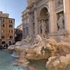The Trevi Fountain in Rome, Italy, where you can throw in a penny and make a wish!