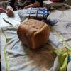 Now, onto the food! What's Russian food like? It's very homey and filling. Here is my host dad's homemade bread.This loaf was so good, especially dipped in soup!