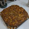 This is called "Sharlotka," and it's a popular apple cake in Russia. I learned this recipe from my previous host family and made it for my new host family!